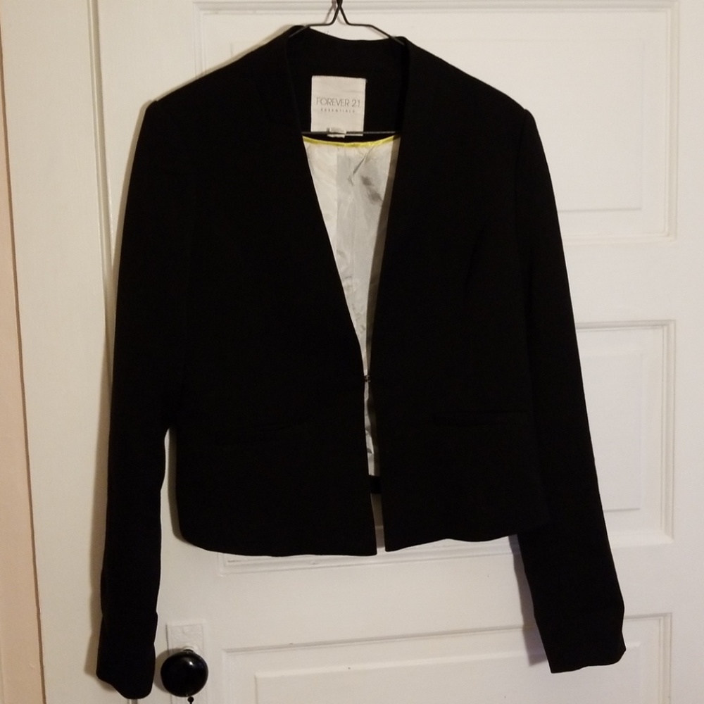 Structured Black Blazer